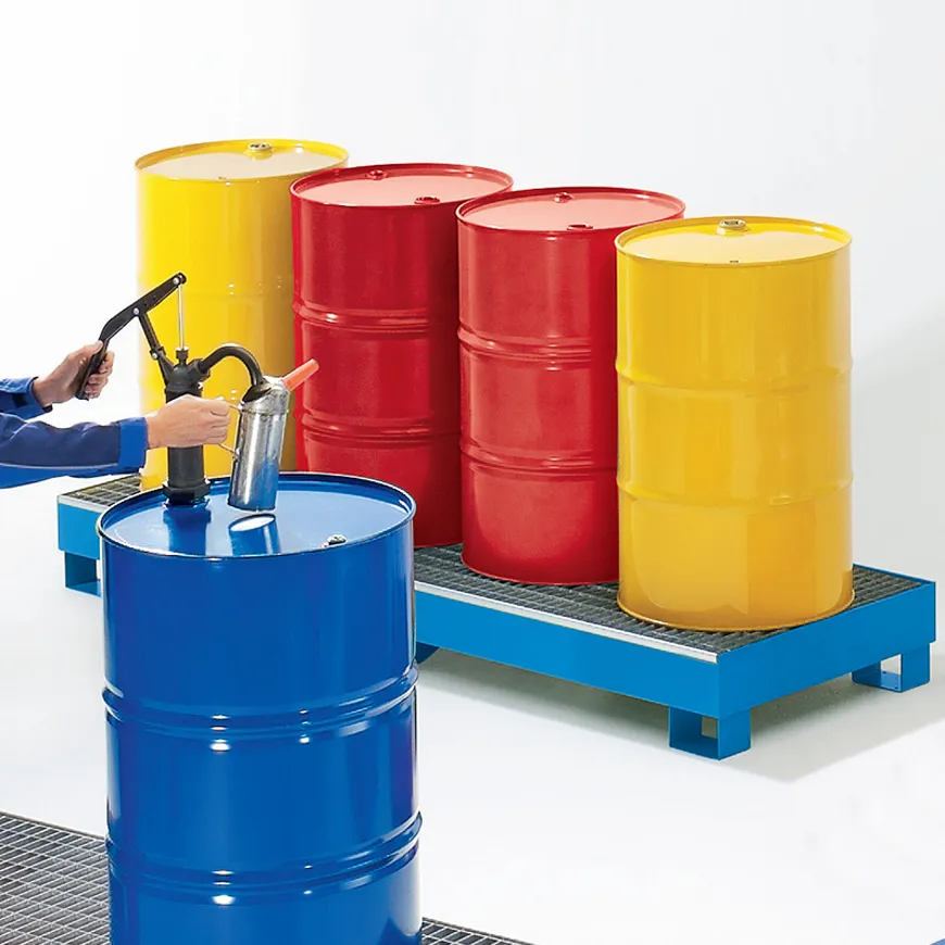 metal spill containment pallet