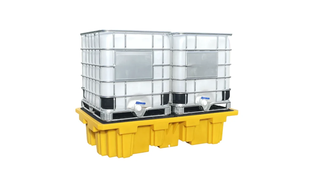 spill containment pallet with drain