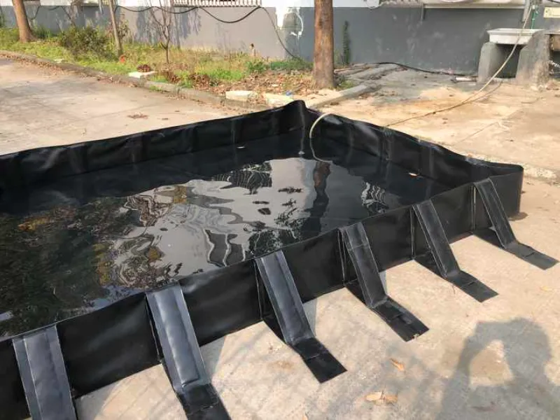 build a berm spill containment