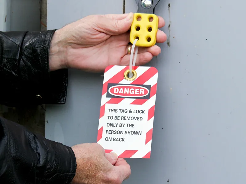 how to use lockout tagout