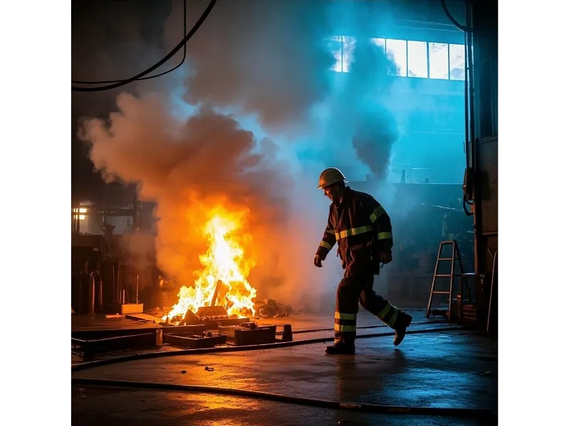 common causes of workplace fires