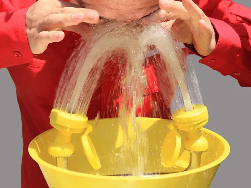 faucet mount eyewash station