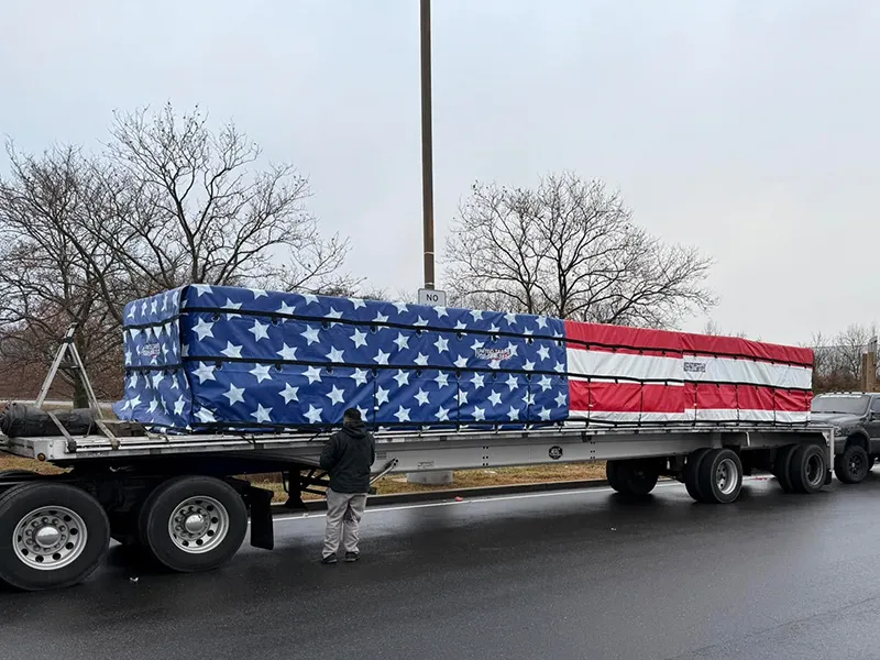 american flag tarp